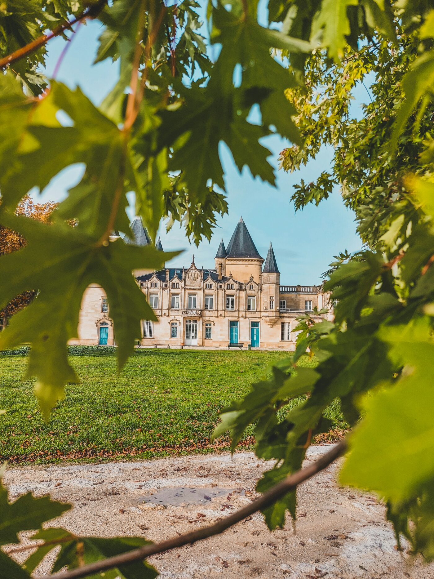 French wine château